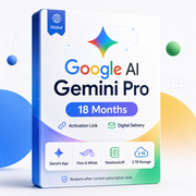 Google AI Gemini Pro 18 Months - Gemini Activation Link - GLOBAL