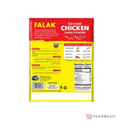Falak Flavored Chicken Zaiqa Powder packaging on a white background
