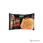 Knorr Blazin Flavored Instant Noodles packaging on a white background