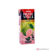 Nestle Fruita Vitals Guava juice box on a white background