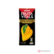 Nestle Fruita Vitals Royal Mangoes fruit nectar package on a white background
