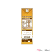 Product packaging with nutritional information and ingredients on a white background