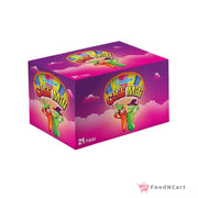 Box of Chilli Migi candy with colorful design on a white background