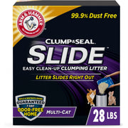 Arm & Hammer Litter Slide Multi-Cat Scented Clumping Clay Cat Litter, 14-lb box