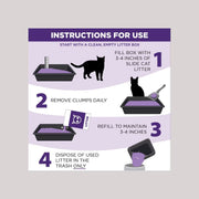 Arm & Hammer Litter Slide Multi-Cat Scented Clumping Clay Cat Litter, 14-lb box