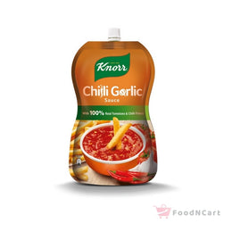 Knorr Chilli Garlic Sauce packaging on a white background