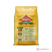Bag of Swarna Chakki Fresh Atta with branding and product information on a white background